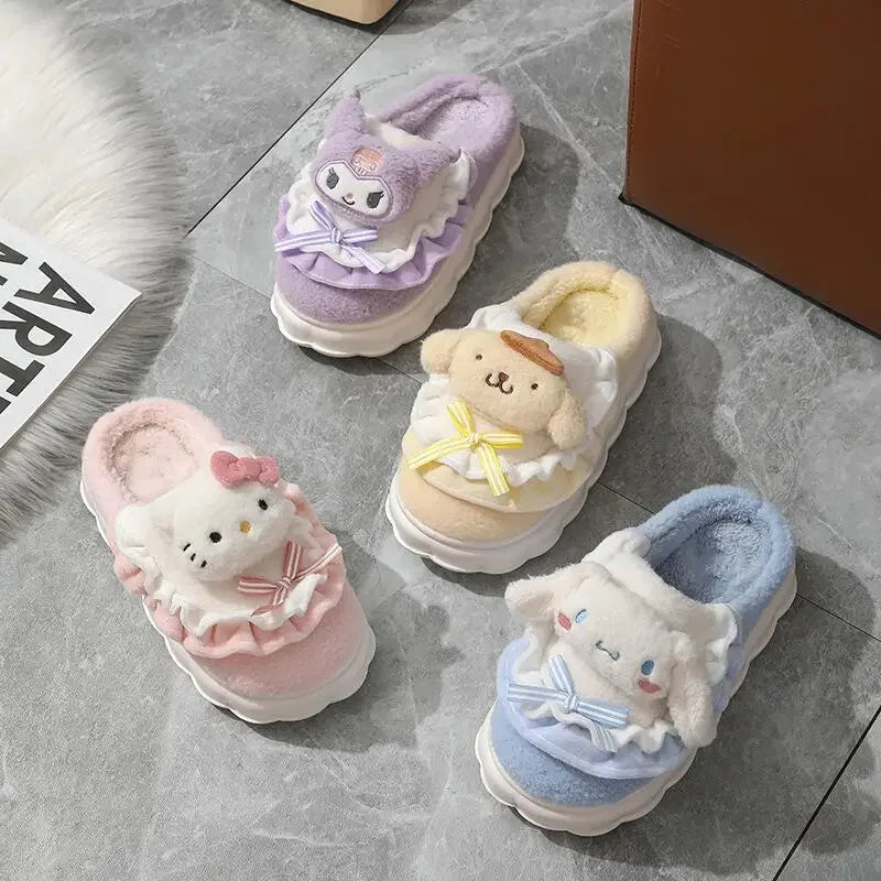 Cute Cotton Slippers - Home Shoes